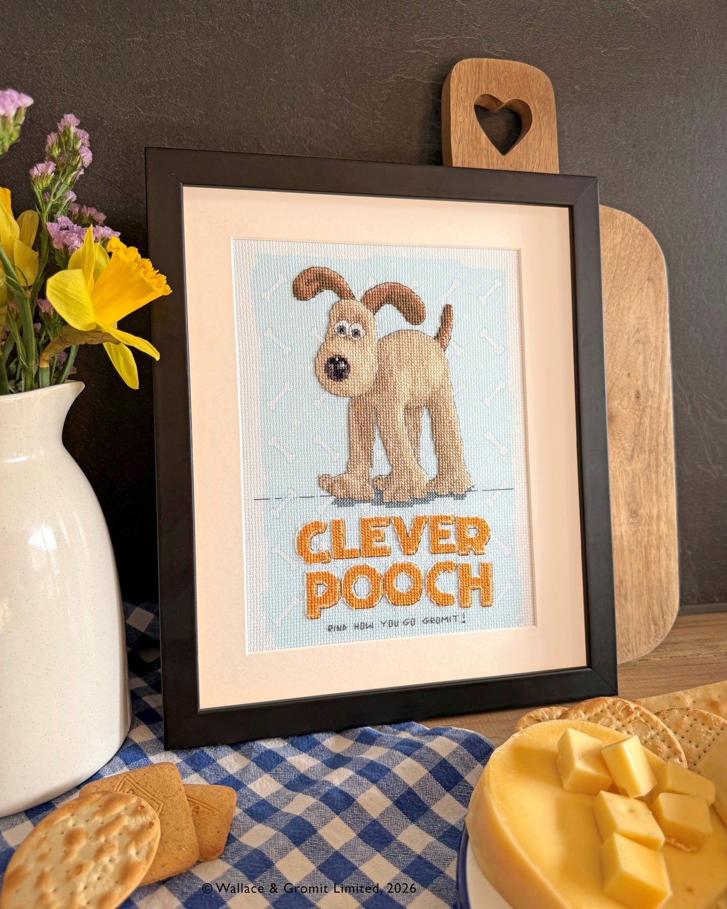 Clever Pooch! - Wallace & Gromit - Bothy Threads Cross Stitch Kit XWG7
