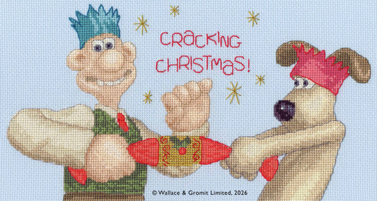 Cracking Christmas! - Wallace & Gromit - Bothy Threads Cross Stitch Kit XWG9