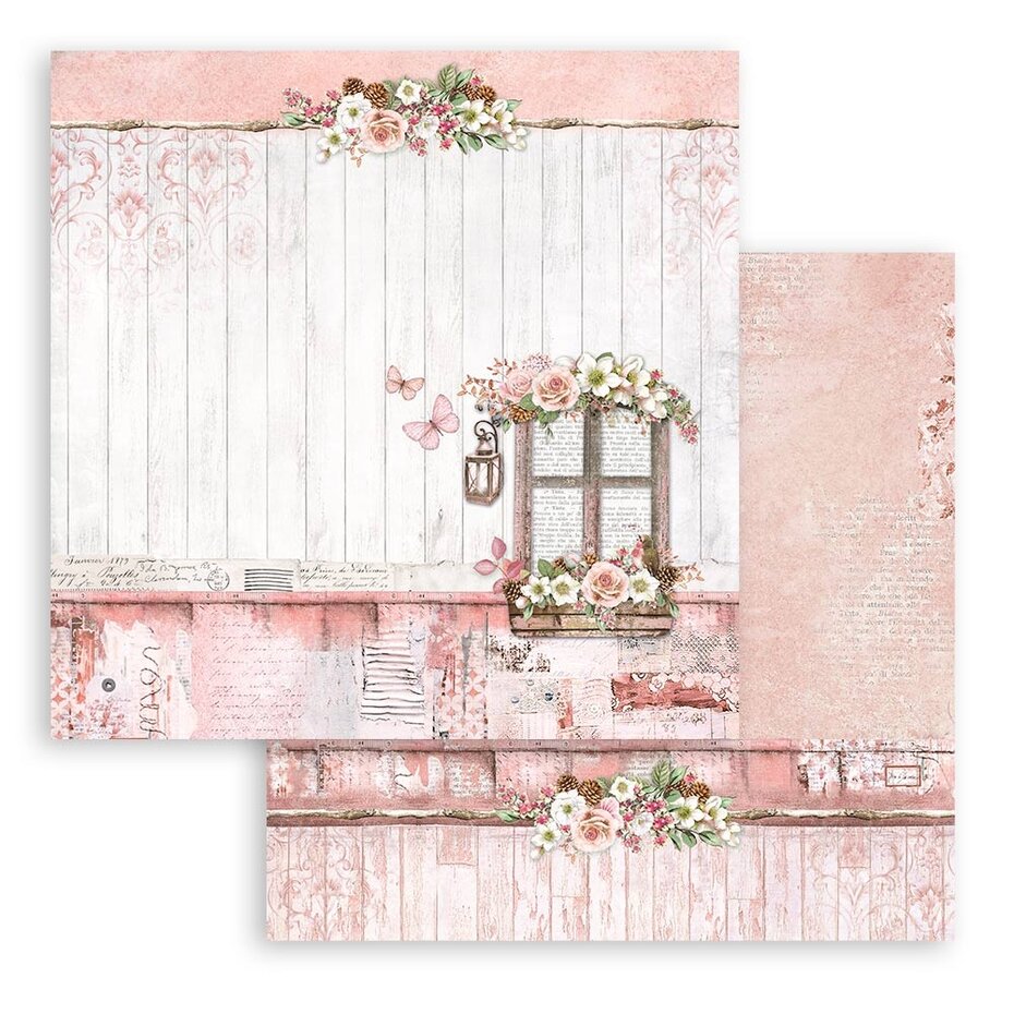 Stamperia Roseland 8x8 Inch Paper Pack (SBBS85)