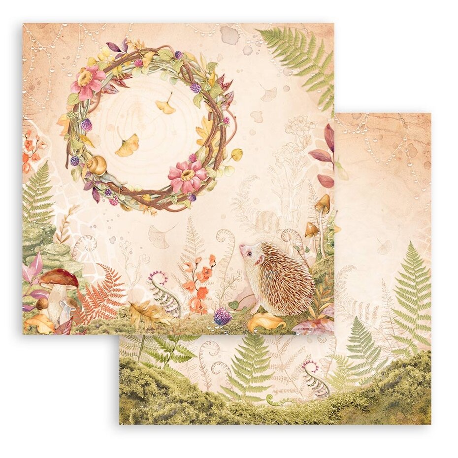 Stamperia Woodland 8x8 Inch Paper Pack (SBBS92)