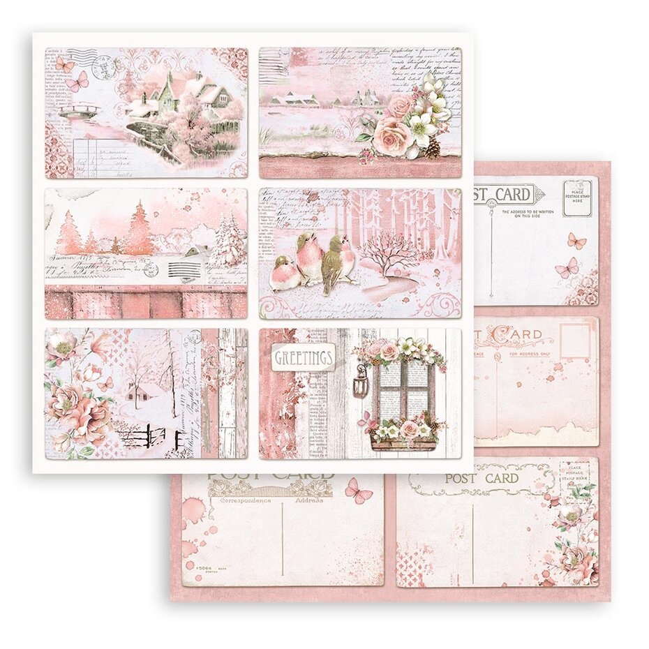 Stamperia Roseland 8x8 Inch Paper Pack (SBBS85)
