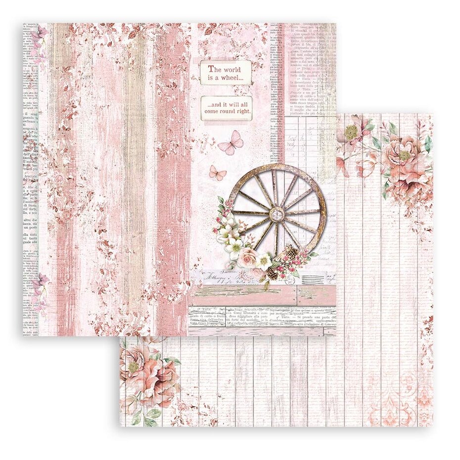 Stamperia Roseland 8x8 Inch Paper Pack (SBBS85)