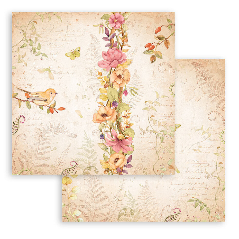 Stamperia Woodland 8x8 Inch Paper Pack (SBBS92)