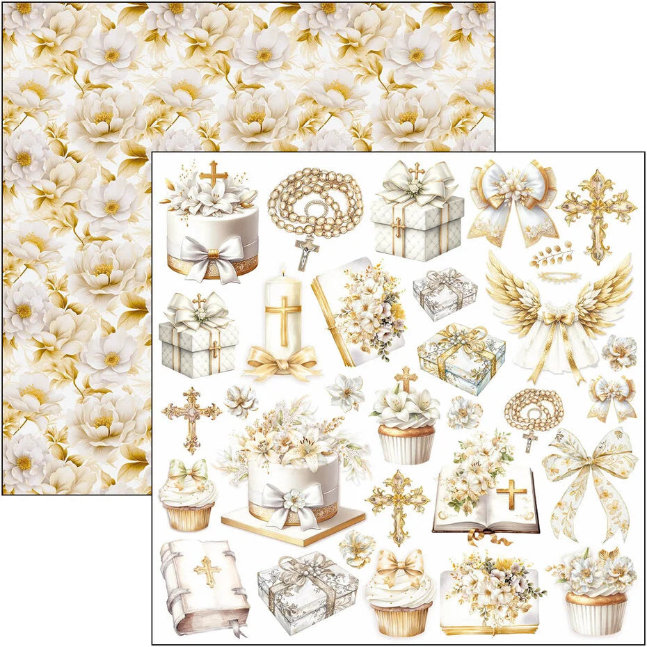 Ciao Bella Blessing Day 12x12 Inch Paper Pad (12pcs)(CBPM086)