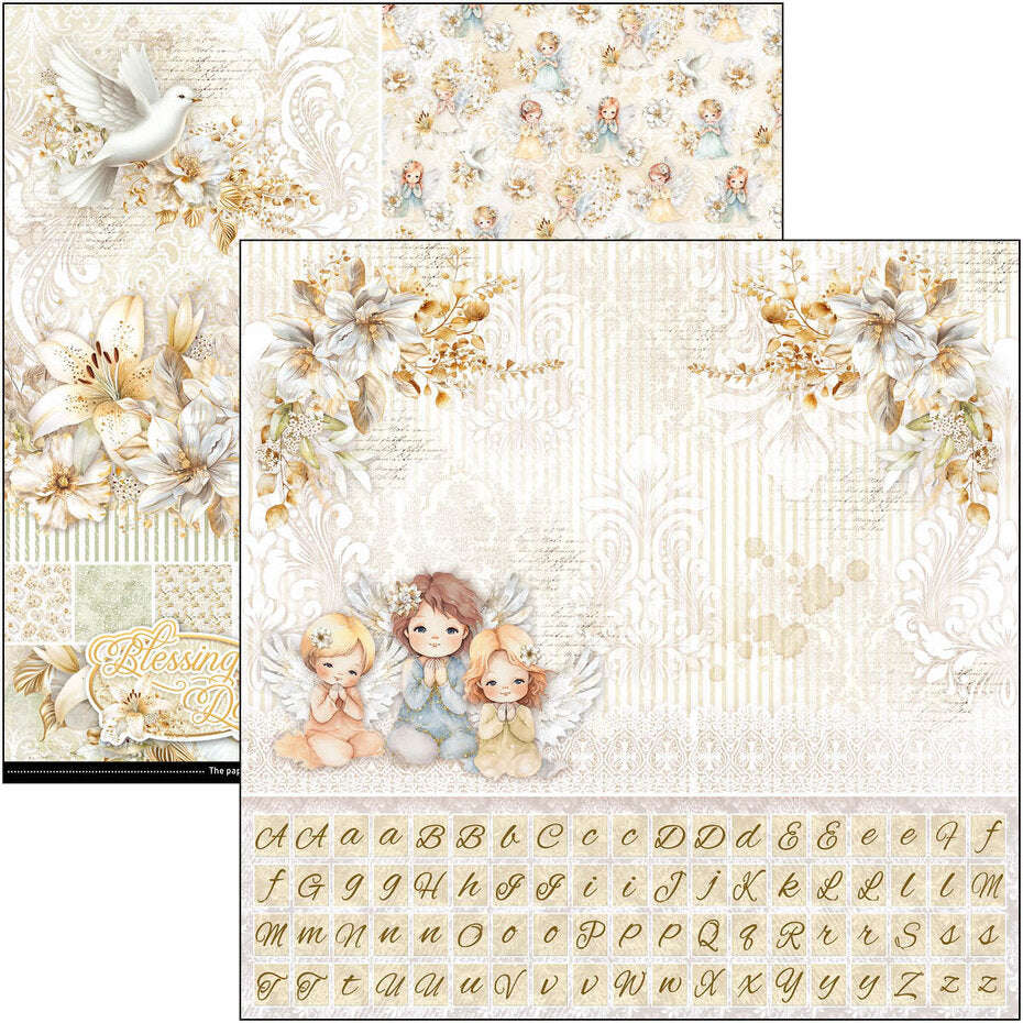 Ciao Bella Blessing Day 12x12 Inch Patterns Pad (8pcs) (CBT086)