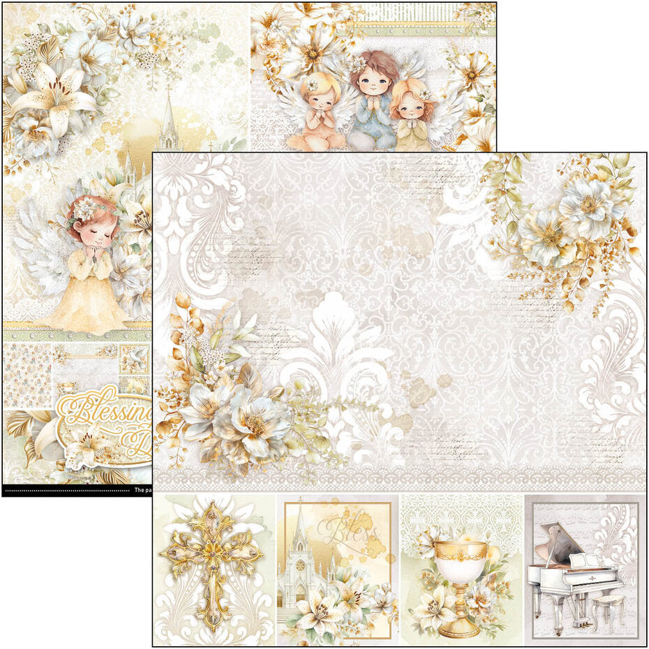 Ciao Bella Blessing Day 8x8 Inch Paper Pad (12pcs) (CBH086)
