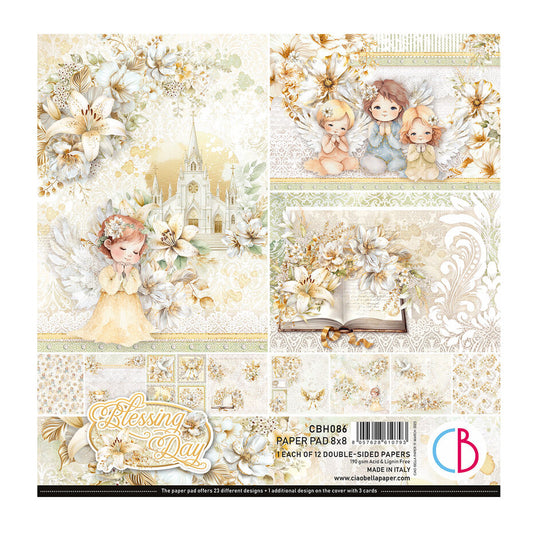 Ciao Bella Blessing Day 8x8 Inch Paper Pad (12pcs) (CBH086)
