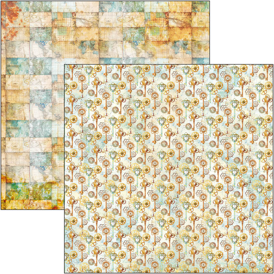 Ciao Bella Coral Reef 12x12 Inch Patterns Pad (8pcs) (CBT078)