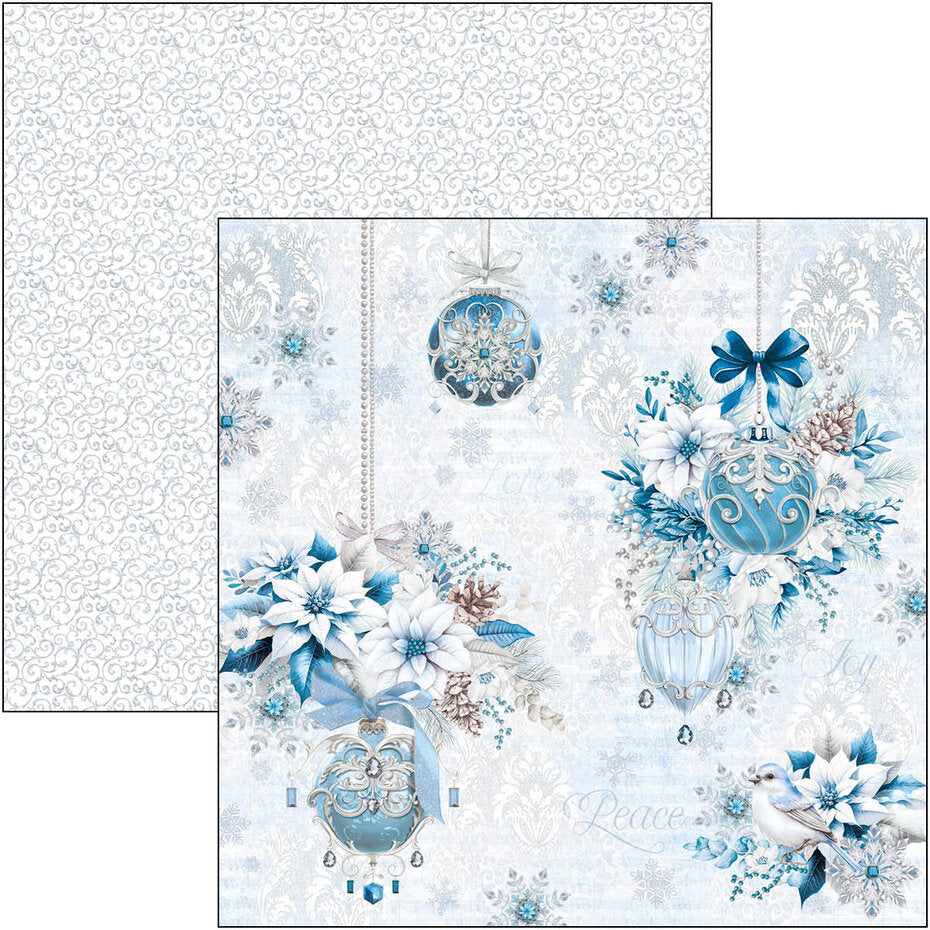 Ciao Bella Elegance of Blue 12x12 Inch Paper Pad (12pcs) (CBPM079)