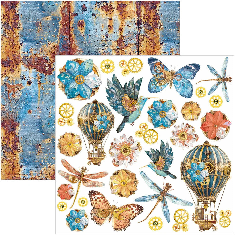 Ciao Bella Esprit de Voyage 8x8 Inch Paper Pad (12pcs) (CBH082)