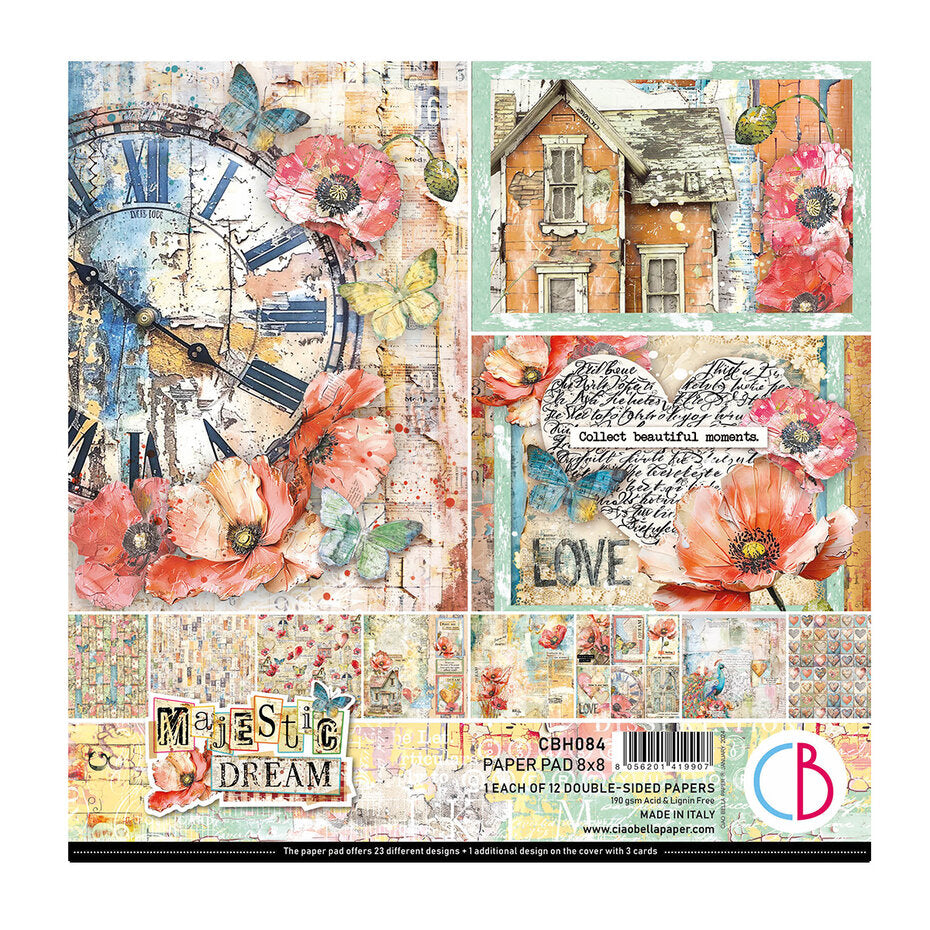 Ciao Bella Majestic Dream 8x8 Inch Paper Pad (12pcs) (CBH084)