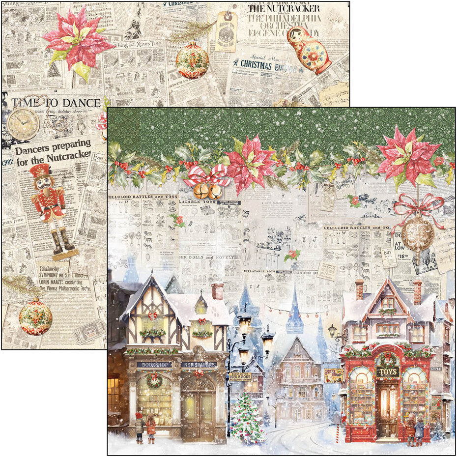 Ciao Bella The Nutcracker 12x12 Inch Paper Pad (12pcs) (CBPM080)