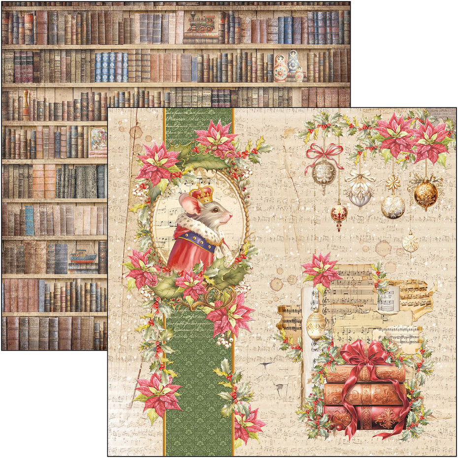 Ciao Bella The Nutcracker 12x12 Inch Paper Pad (12pcs) (CBPM080)