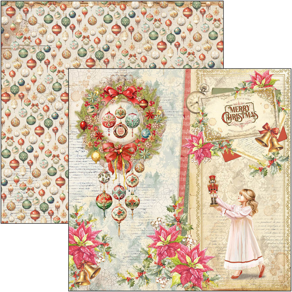 Ciao Bella The Nutcracker 12x12 Inch Paper Pad (12pcs) (CBPM080)