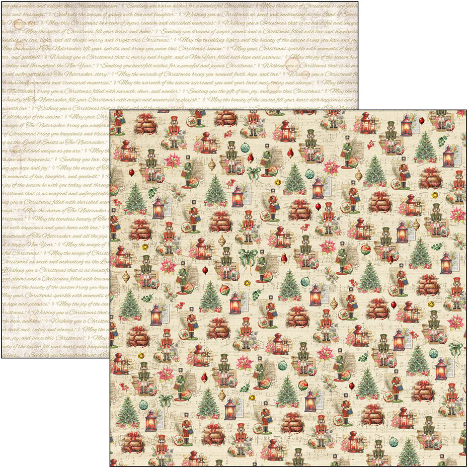 Ciao Bella The Nutcracker 12x12 Inch Paper Pad (12pcs) (CBPM080)