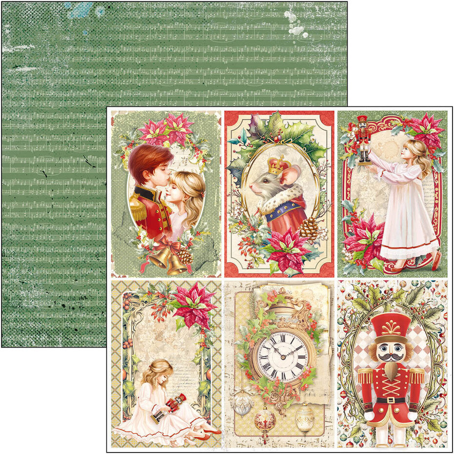 Ciao Bella The Nutcracker 8x8 Inch Paper Pad (12pcs) (CBH080)