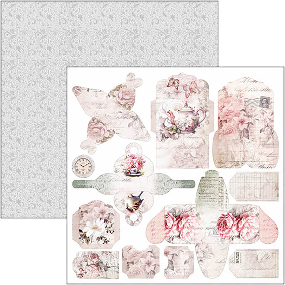Ciao Bella Timeless Moments 12x12 Inch Paper Pad (12pcs) (CBPM083)