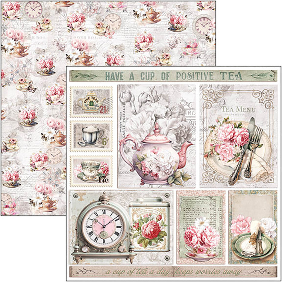 Ciao Bella Timeless Moments 12x12 Inch Patterns Pad (8pcs) (CBT083)