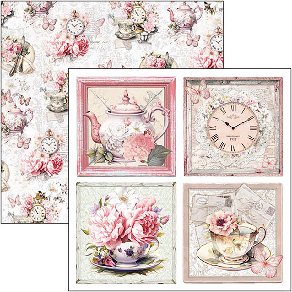 Ciao Bella Timeless Moments 12x12 Inch Patterns Pad (8pcs) (CBT083)