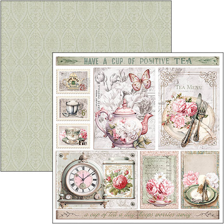 Ciao Bella Timeless Moments 8x8 Inch Paper Pad (12pcs) (CBH083)
