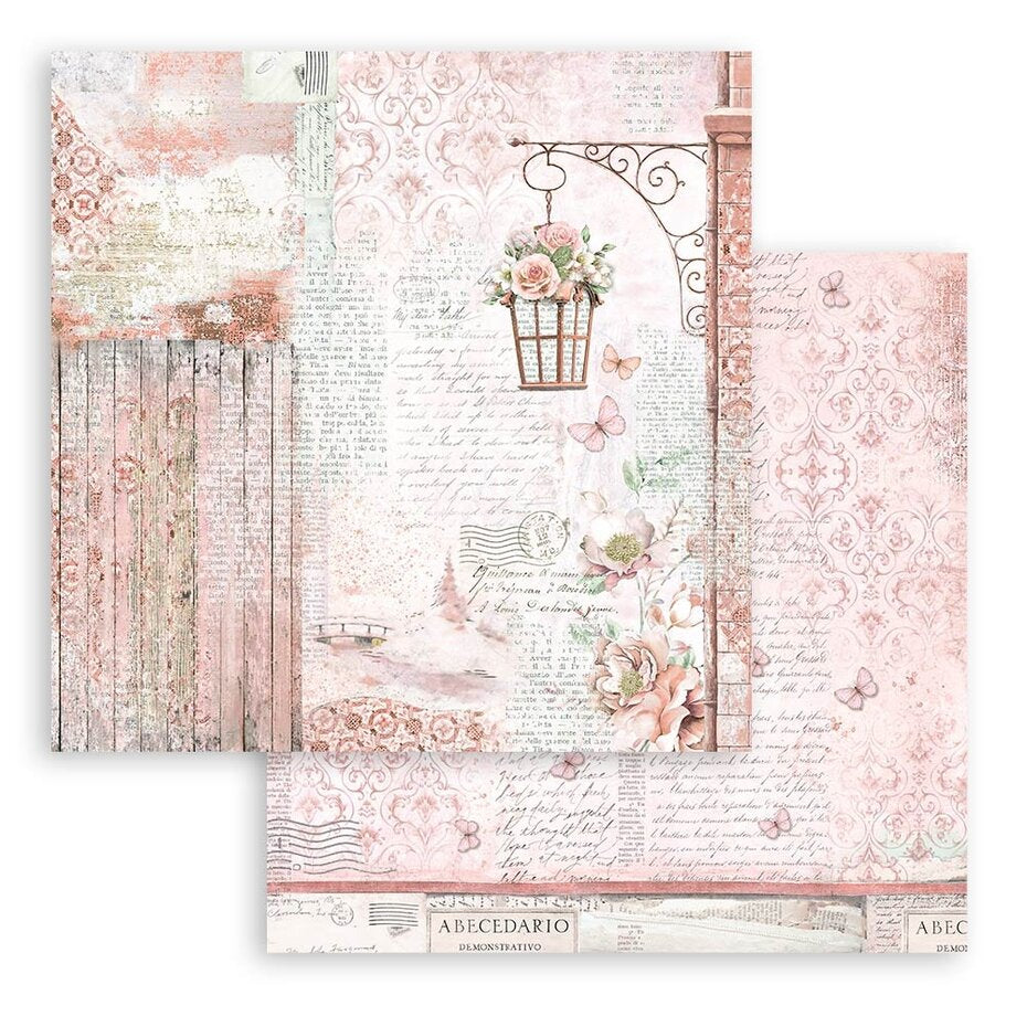 Stamperia Roseland 8x8 Inch Paper Pack (SBBS85)