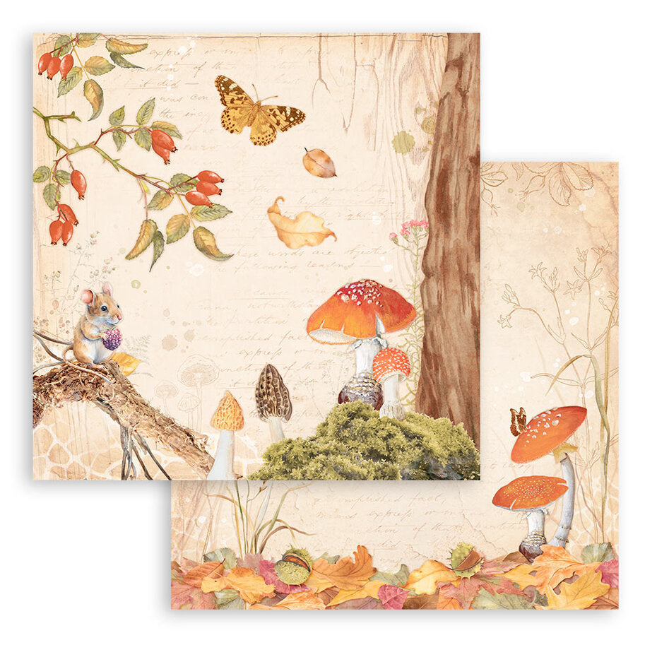 Stamperia Woodland 8x8 Inch Paper Pack (SBBS92)
