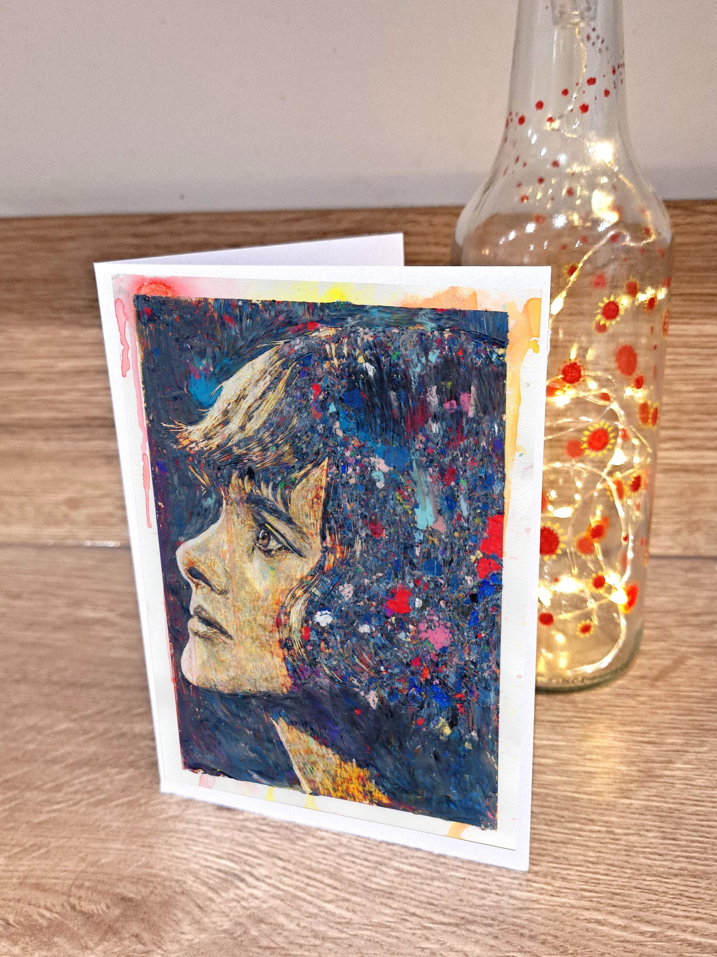 Daphne du Maurier - Greetings Card by Hannah Hildebrand