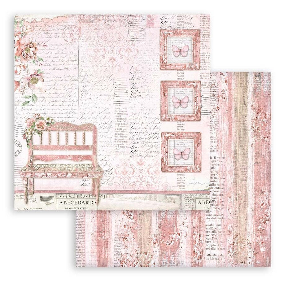 Stamperia Roseland 8x8 Inch Paper Pack (SBBS85)