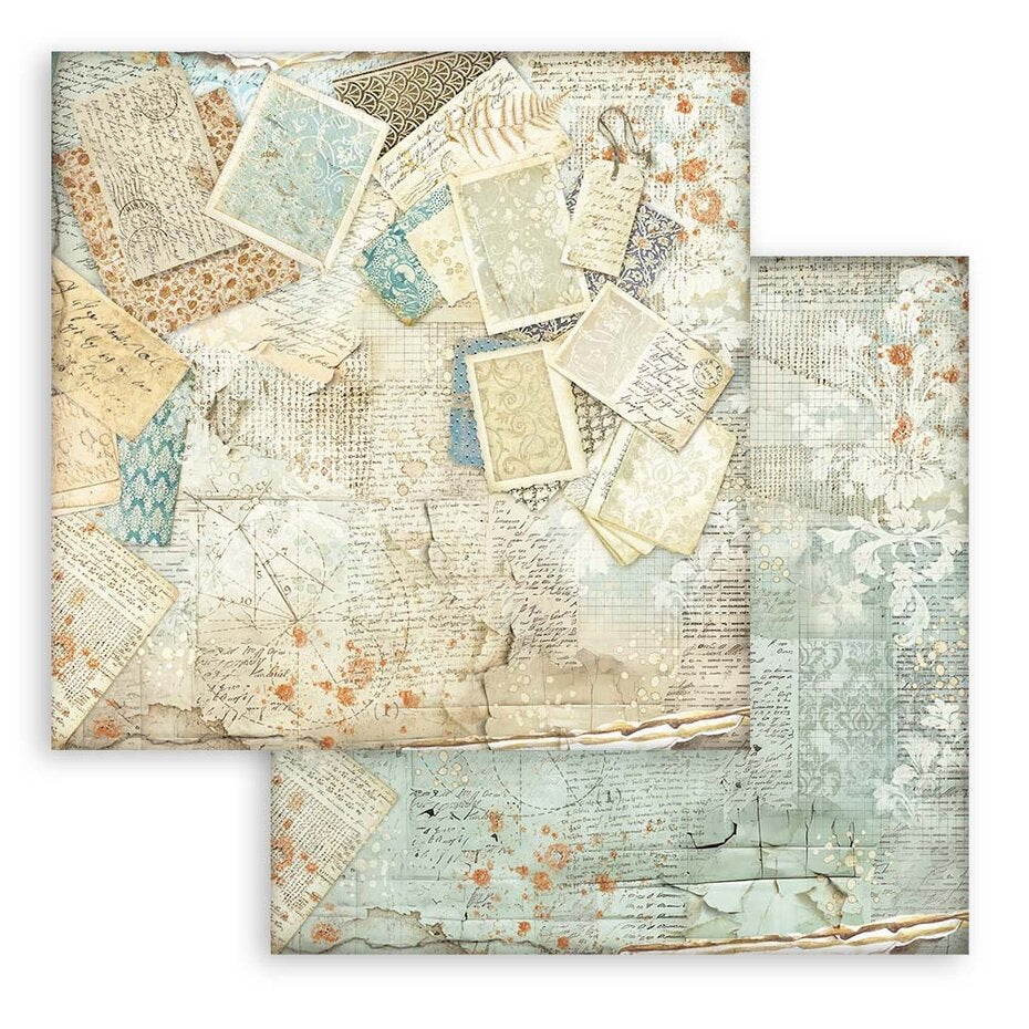 Stamperia Alterego 8x8 Inch Paper Pack Maxi Backgrounds Selection (SBBS117)