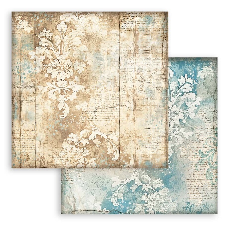 Stamperia Alterego 8x8 Inch Paper Pack Maxi Backgrounds Selection (SBBS117)
