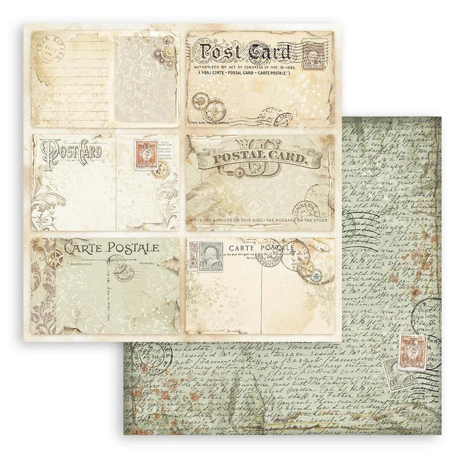 Stamperia Alterego 8x8 Inch Paper Pack Maxi Backgrounds Selection (SBBS117)