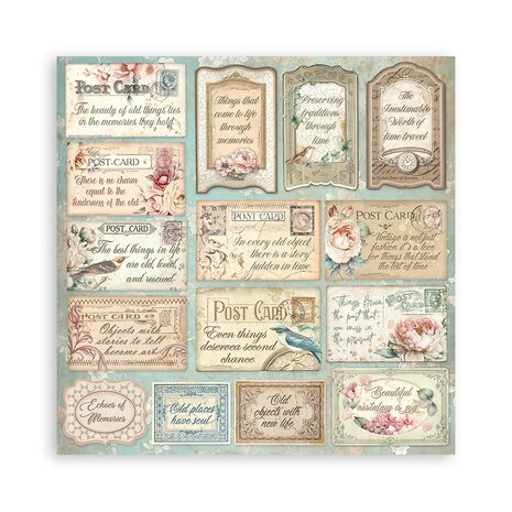 Stamperia Brocante Antiques 8x8 Inch Paper Pack (SBBS100)