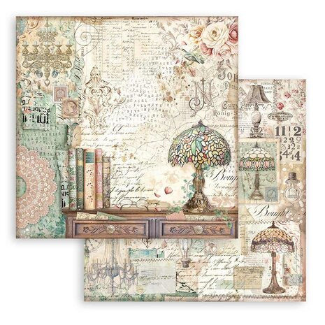 Stamperia Brocante Antiques 8x8 Inch Paper Pack (SBBS100)