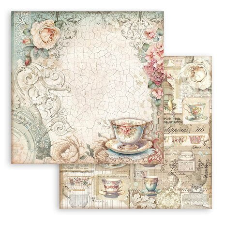 Stamperia Brocante Antiques 8x8 Inch Paper Pack (SBBS100)