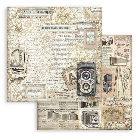 Stamperia Brocante Antiques 8x8 Inch Paper Pack (SBBS100)