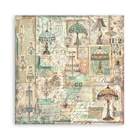 Stamperia Brocante Antiques 8x8 Inch Paper Pack (Single Face) (SBBSXB02)