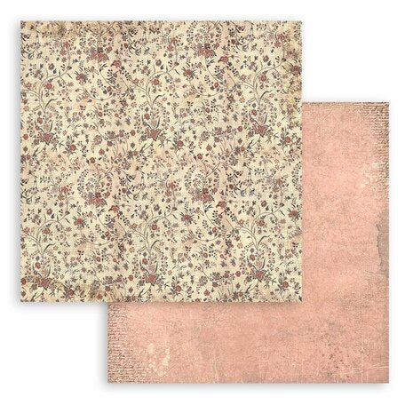 Stamperia Brocante Antiques Backgrounds 8x8 Inch Paper Pack (SBBS102)