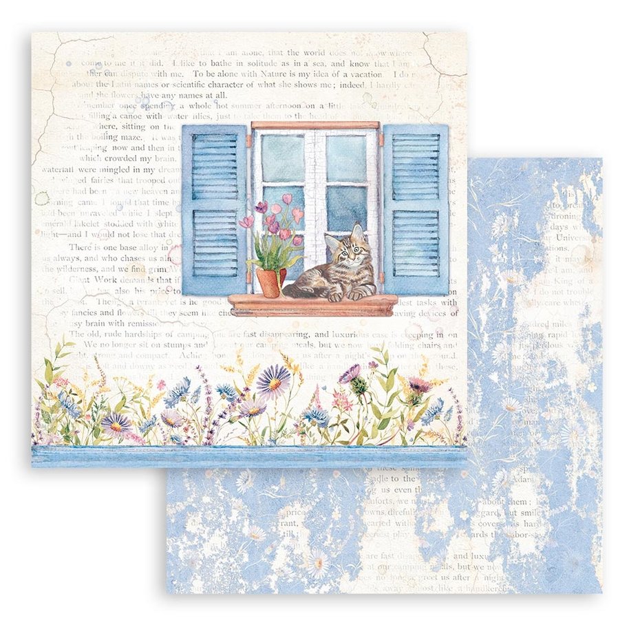 Stamperia Create Happiness Welcome Home 8x8 Inch Paper Pack (SBBS77)