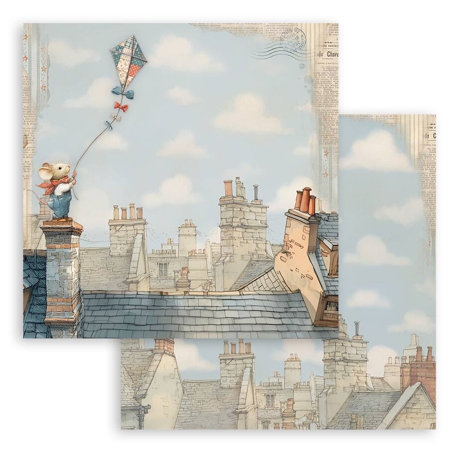 Stamperia Family 8x8 Inch Paper Pack (SBBS137)