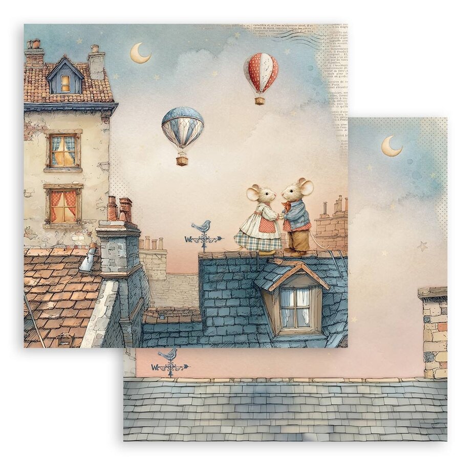 Stamperia Family 8x8 Inch Paper Pack (SBBS137)