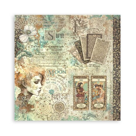 Stamperia Fortune 8x8 Inch Paper Pack (Single Face) (SBBSXB03)
