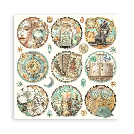 Stamperia Fortune 8x8 Inch Paper Pack (Single Face) (SBBSXB03)