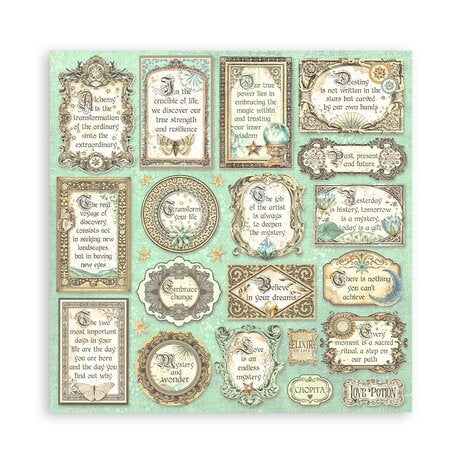 Stamperia Fortune 8x8 Inch Paper Pack (Single Face) (SBBSXB03)