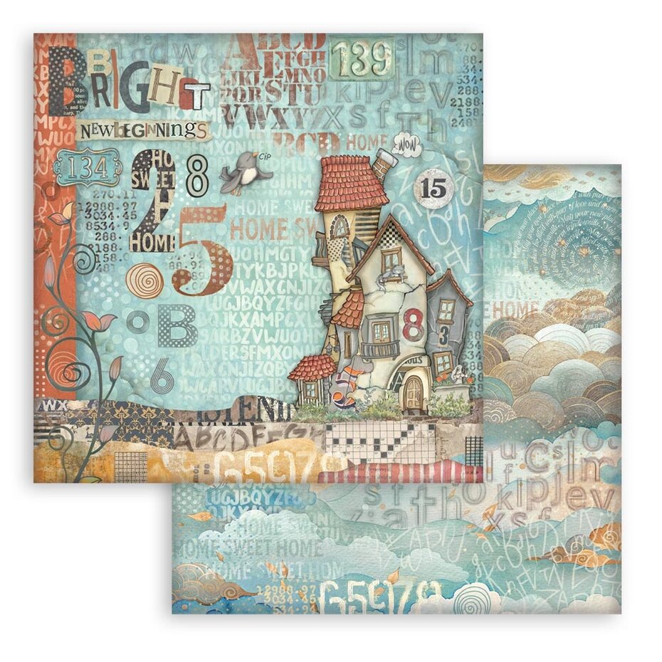 Stamperia Furry Friends 8x8 Inch Paper Pack (SBBS132)