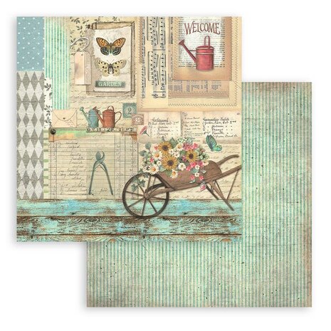 Stamperia Garden 8x8 Inch Paper Pack (SBBS104)