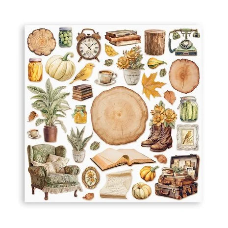 Stamperia Golden Harmony 8x8 Inch Paper Pack (SBBS114)