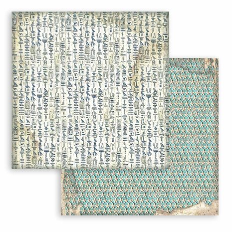 Stamperia Land of Pharaohs Backgrounds 8x8 Inch Paper Pack (SBBS106)