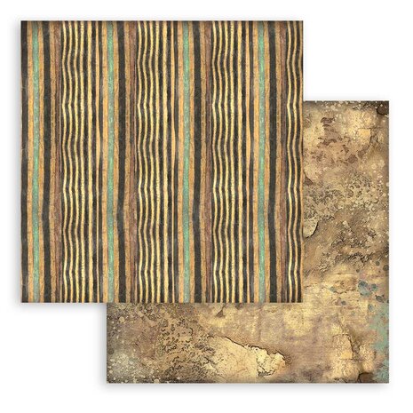 Stamperia Land of Pharaohs Backgrounds 8x8 Inch Paper Pack (SBBS106)