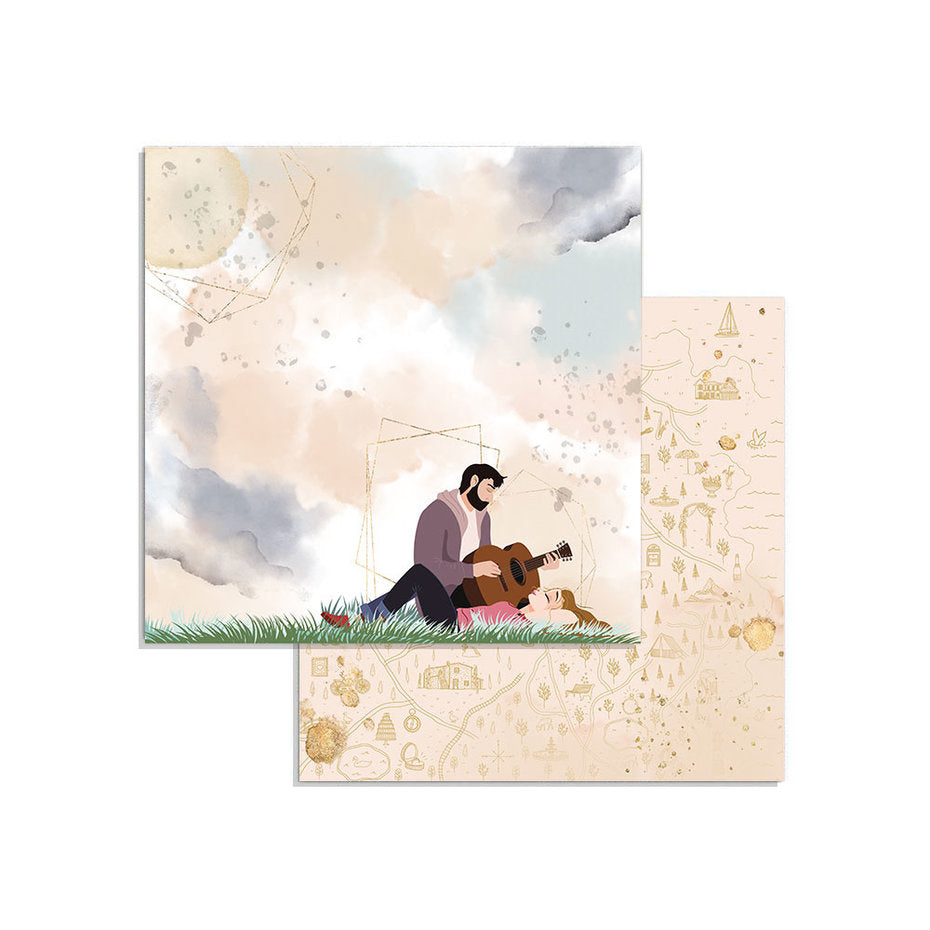 Stamperia Love Story 8x8 Inch Paper Pack (SBBS22)