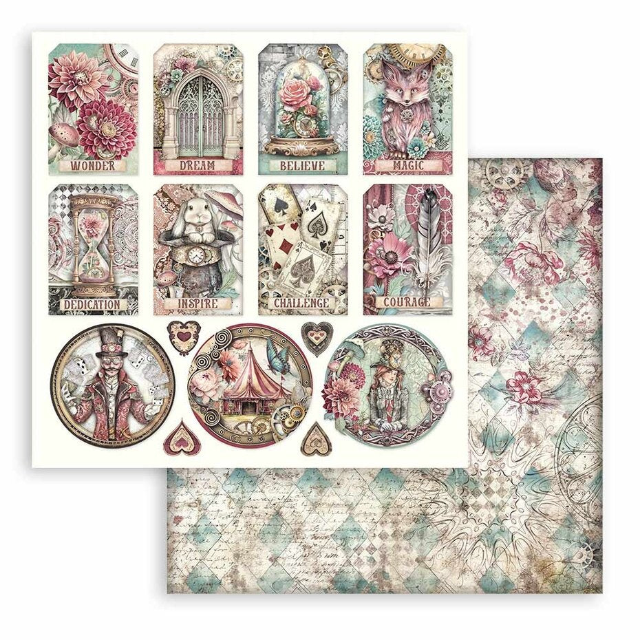 Stamperia Master of Magic 8x8 Inch Paper Pack (SBBS122)